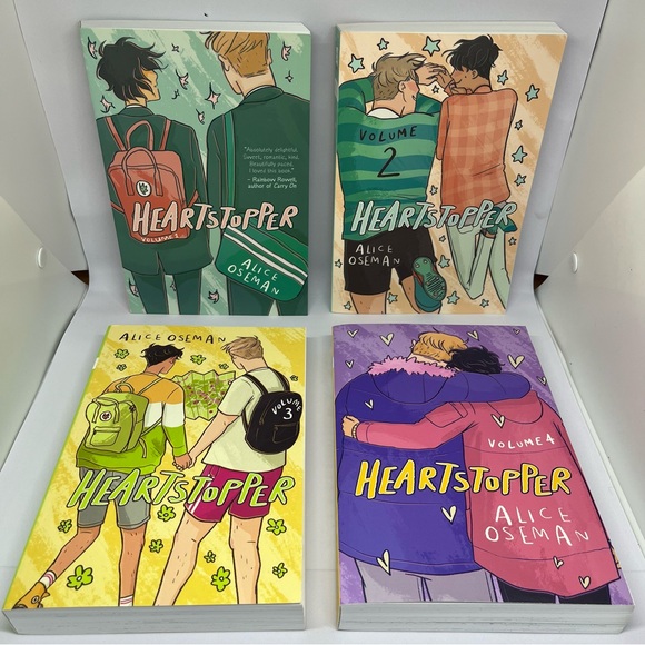 Heartstopper by Alice Oseman - Volumes 1-4 - Picture 1 of 7